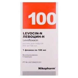ЛЕВОЦИН-Н РАСТ.Д/ИНФ. 500МГ 100МЛ ФЛ.№10