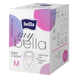 ЧАША МЕНСТРУАЛЬНАЯ MY BELLA + КОНТЕЙНЕР РАЗМ. М