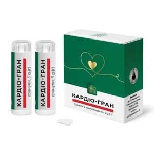 КАРДИО-ГРАН ГОМЕОПАТ. 5Г КОНТ. №2