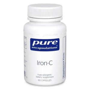 Залізо з вітаміном C Iron-C Pure Encapsulations капсули №60