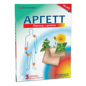 АРГЕТТ ПЛАСТЫРЬ С АРНИКОЙ 10Х12 СМ №3