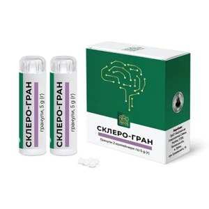 СКЛЕРО-ГРАН ГРАН. ГОМЕОПАТ. 5 Г КОНТ. №2