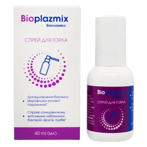 БИОПЛАЗМИКС СПРЕЙ Д/ГОРЛА 30 МЛ