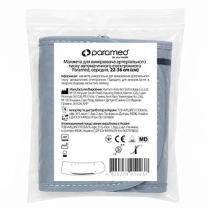 МАНЖЕТА PARAMED К АВТОМАТ. ТОНОМЕТРУ 22-36СМ СРЕДНЯЯ