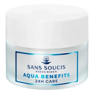 Крем для лица Sans Soucis (Сан Суси) Aqua Benefits 24 часа увлажнения для нормальной кожи 50 мл