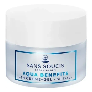 Крем-гель для лица Sans Soucis (Сан Суси) Aqua Benefits 24 часа увлажнения для комбинированной кожи 50 мл