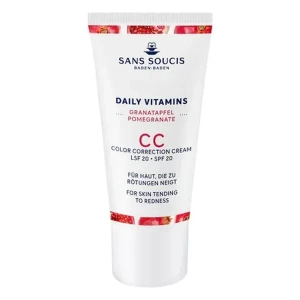 СС крем для кожи с покраснениями Sans Soucis (Сан Суси) Daily Vitamins SPF-20 с гранатом 30 мл