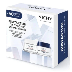 VICHY НАБОР ЛИФТАКТИВ ГІАЛУРОНИК СПЕЦ. ЭЙЧ ЭЙ КРЕМ ДНЕВ.+ НОЧН.  8335