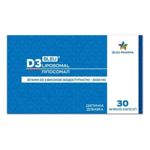 Д3 БЛУ D3 BLEU ЛИПОСОМАЛ  КАПС. №30  4390