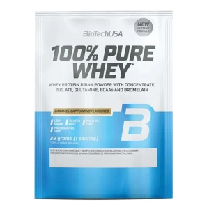 BIOTECH ПРОТЕИН 100% PURE WHEY КАРАМЕЛЬНЫЙ КАПУЧИНО 28Г 8521