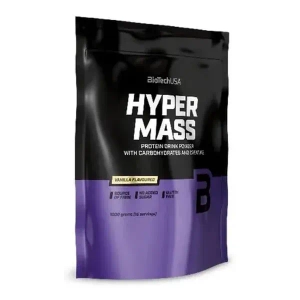 Гейнер Biotech Hyper Mass у вигляді порошку зі смаком ванілі пакет 1000 г