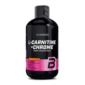 Biotech L-Carnitine + Chrome L-карнітин + хром концентрат зі смаком апельсина 500 мл