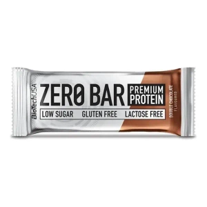Протеїновий батончик BioTech Zero Bar зі смаком подвійного шоколаду 50 г