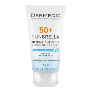 ДЕРМЕДИК DERMEDIC SUNBRELLA ФЛЮИД ЗАЩИТ. УЛЬТРАЛЕГ. Д/СУХОЙ И НОРМАЛ.КОЖИ SPF50+ 40МЛ 7546