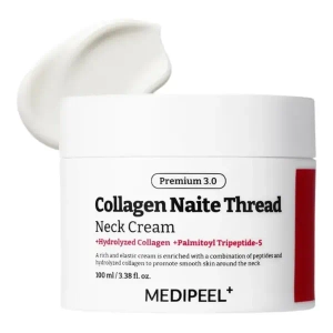 Крем для відновлення еластичності шкіри шиї та декольте MEDI PEEL Premium Collagen Naite Thread Neck 3.0 100 мл