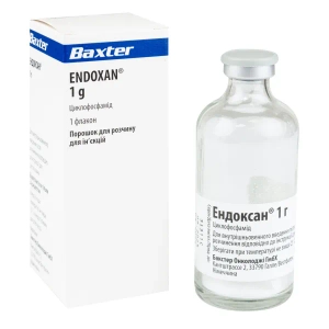 Ендоксан 1 г порошок для розчину для ін'єкцій 1 г флакон №1