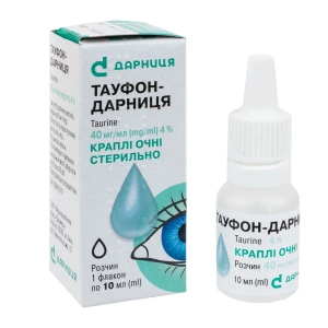 Тауфон-Дарниця краплі очні розчин 4% флакон 10 мл