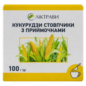 Кукурудзи стовпчики з приймочками 100 г пачка з внутрішним пакетом