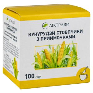 Кукурудзи стовпчики з приймочками 100 г пачка з внутрішним пакетом