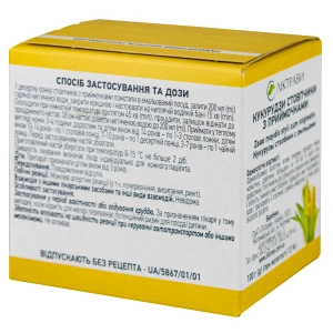 Кукурудзи стовпчики з приймочками 100 г пачка з внутрішним пакетом