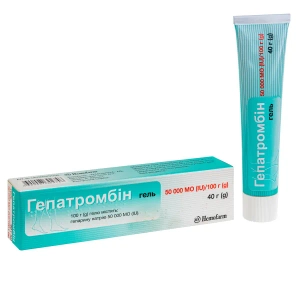 Гепатромбін гель 50000 мо/100 г туба 40 г
