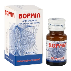 Вормил суспензия для перорального применения 400 мг/10 мл