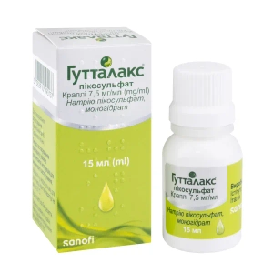 Гутталакс пикосульфат капли флакон 15 мл