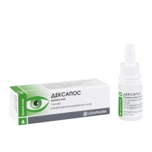 Дексапос краплі очні 1 мг/мл флакон-крапельниця 5 мл