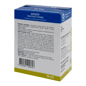Кропу пахучого плоди пачка з внутрішним пакетом 50 г