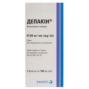 Депакин сироп флакон 150 мл