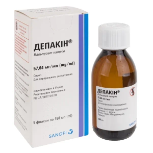 Депакин сироп флакон 150 мл