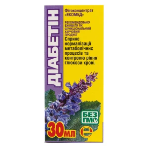 Фитоконцентрат Экомед диабетин 30 мл