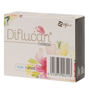 Дифлюкан капсулы 150 мг блистер №1