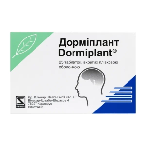 Дормиплант таблетки покрытые оболочкой блистер №25
