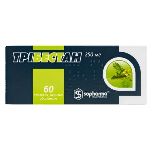 Трибестан таблетки покрытые оболочкой 250 мг №60