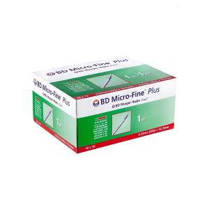 Шприц инсулиновый BD Micro-Fine Plus 1 мл U-100 с иглой 30G (0,3 мм х 8 мм) №10