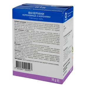 Валерианы корневища с корнями пачка с внутренним пакетом 50 г