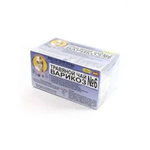 Фіточай Доктор Селезньова №6 при варикозному розширенні вен №20