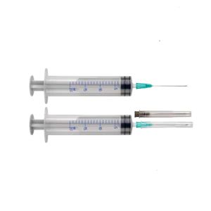 Шприц ін'єкційний 20 мл Arterium трикомпонентний з 2 голками