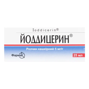 Йоддицерин розчин нашкірний флакон 25 мл №1