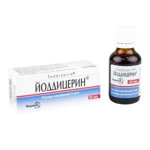 Йоддицерин розчин нашкірний флакон 25 мл №1