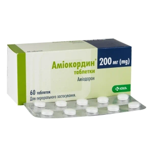 Аміокордин таблетки 200 мг №60