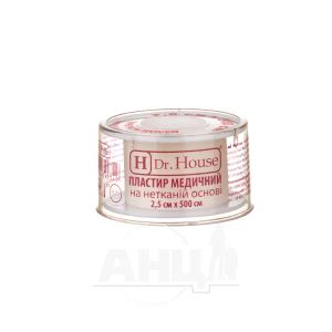 Пластир медичний Dr. House 2,5 см х 500 см на нетканій основі