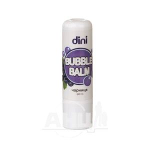 Помада гигиеническая Dini Bubble Balm Черника 4.5 г