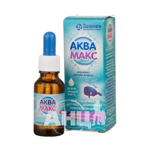 Аквамакс краплі назальні 0,65 % флакон з кришкою-крапельницею 20 мл