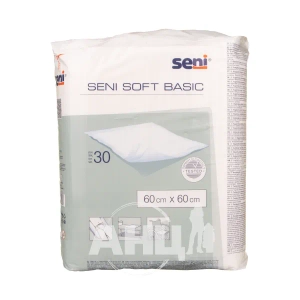 Пеленки гигиенические Seni soft basic 60 см х 60 см №30