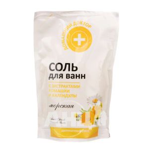 Сіль для ванн Домашній Доктор дой-пак ромашка і календула 500 г
