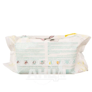 Салфетки влажные Unis без запаха с клапаном для детей №120