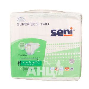 Подгузники для взрослых Super Seni trio medium №10