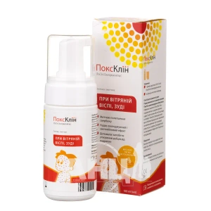 Мус PoxClin охолоджуючий для полегшення симптомів при вітрянці 100 мл